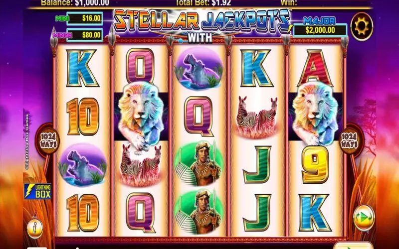 Stellar Jackpots With Silver Lion
